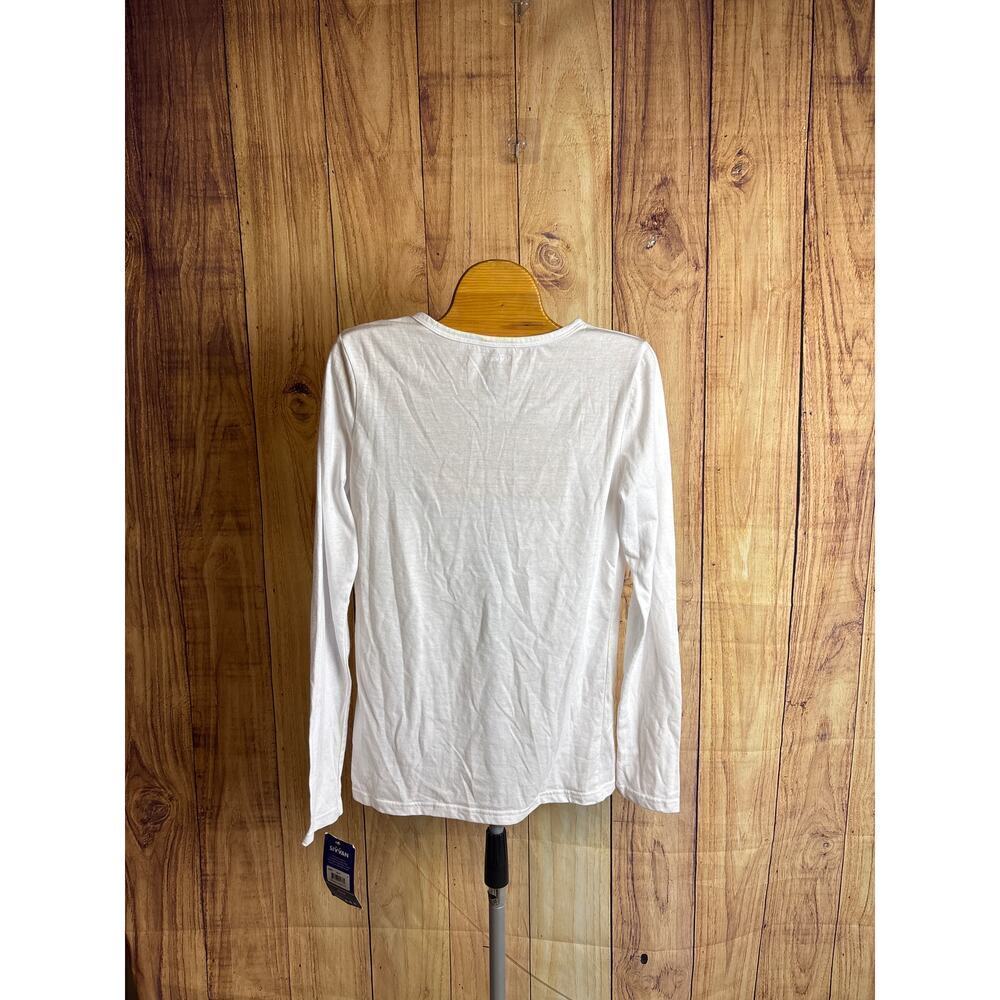 Sivvan Long Sleeved Tshirt Classic Fit White Women's Size S NEW - Picture 5 of 7